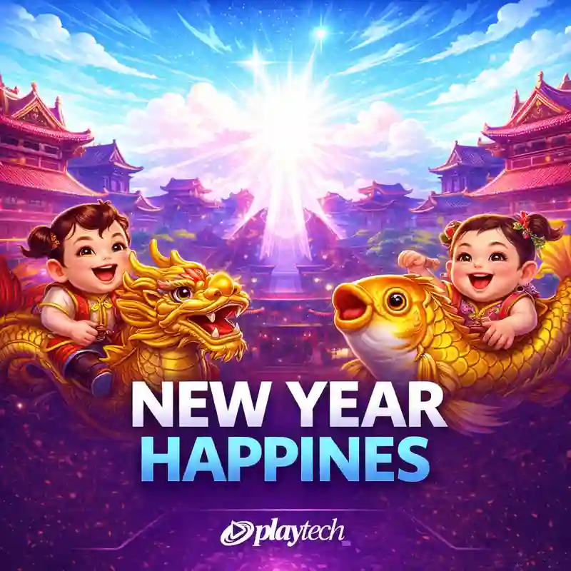 New Year Happiness Slot Game Cover